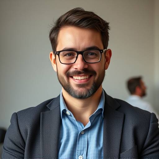 Portrait d'Antoine Garcia, professeur d'anglais √† l'Acad√©mie Linguistique Lyonnaise.